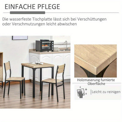 Modern kitchen furniture, quick assembly, space saving, country style dining table suitable for living room, dining room, kitchen, Spacesaving Furniture, Contemporary Design, Easy Assembly, Farmhouse Enthusiasts