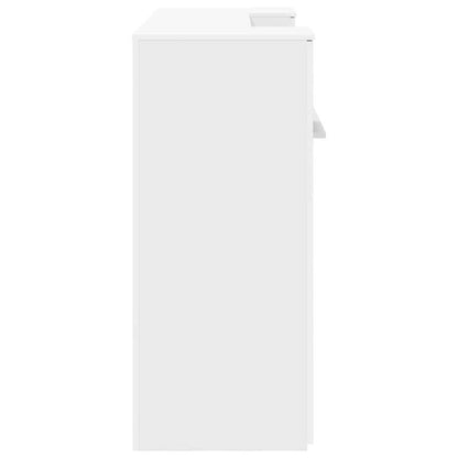 Receptiebalie – Balie – Ontvangstbalie – Ontvangsttafel – Balie Wit – Houten Constructie – Groot Werkblad 180x50 cm