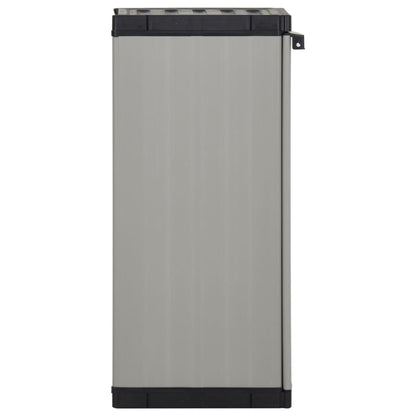 Tuinkast – Tuinkist – Tuinberging – Opbergkast – Buitenopslag – Roestvrij Staal – 1 Verstelbare Plank – 35x40x85 cm – Weerbestendig