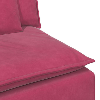 Hoekbank – Modulaire Bank – Loungebank – Zitbank – 3-zitsbank – Lichtgrijs – Polyester Bekleding – Stevig Metalen Frame