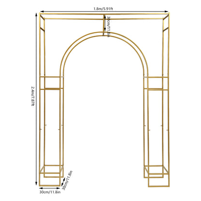 Garden Arbor Frame for Wedding Birthday Party Baby Shower Photo Booth Background Decoration, Event Backdrop, Celebration Decor, Festive Setup, Elegant Arch, Highquality Metal, Premium Material, Event Decoration, Event Organiz