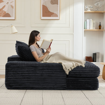Slaapbank – Bedbank – Sofa Bed – Zetelbed – Bedbank Met Kussen – Memory Foam Comfort – Luxe Fluweel Bekleding – Grijs – Inclusief 4 Kussens – Direct Gebruiksklaar