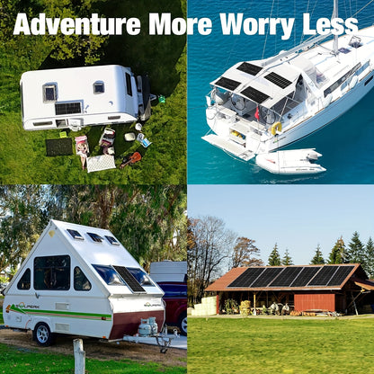 Zonnepaneel – Solar Panel – Zonnecellen – Photovoltaïsch Paneel – Solar Module – 120 Watt Vermogen – Monokristallijn Half-Cell Technologie – 18 Volt Output