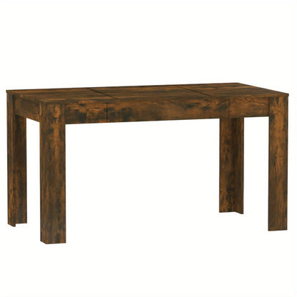 Eettafel – Keukentafel – Tafel – Woonkamertafel – Restauranttafel – Gerookt Eiken – 140x74,5x76 cm – Duurzaam & Onderhoudsvriendelijk