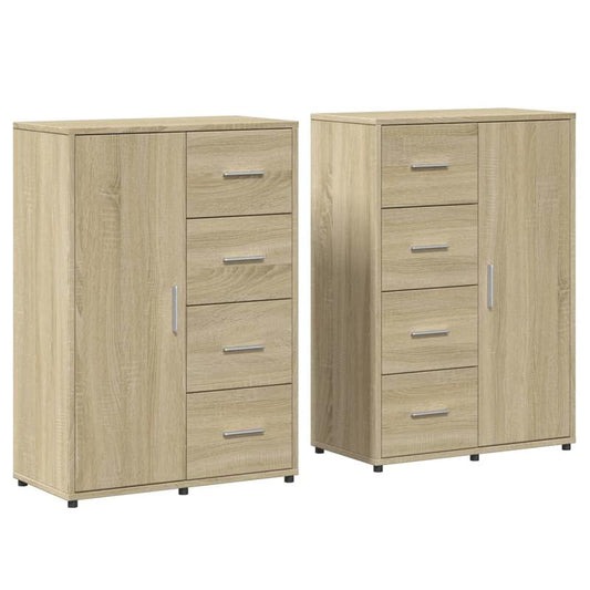 Sideboard – Dressoir – Opbergkast – Kast – Bruin Sonoma Eiken – Modern Design – Duurzaam Hout – 60x31x84 cm