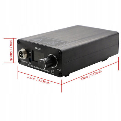 Soldeerstation – Soldeerbout – Lötkolben – Soldeerset – Elektronica Reparatie – OLED-Display – Snel Opwarmen Tot 350°C