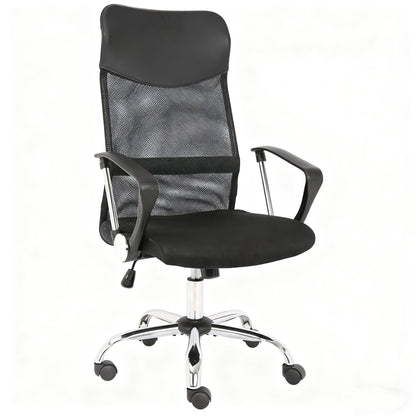 Bureaustoel – Ergonomische Stoel – Kantoorstoel – Office Chair – Verstelbare Stoel – Ademend Mesh – Verstelbare Hoogte 48-58 cm – Maximaal Belastbaar 120 kg