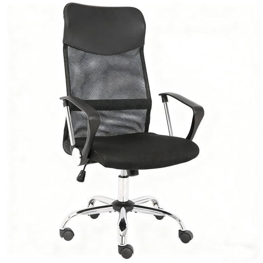 Bureaustoel – Ergonomische Stoel – Kantoorstoel – Office Chair – Verstelbare Stoel – Ademend Mesh – Verstelbare Hoogte 48-58 cm – Maximaal Belastbaar 120 kg