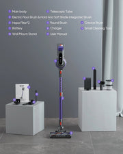Stick vacuum cleaner - Vacuum cleaner - Bagless vacuum cleaner - Stick vacuum cleaner