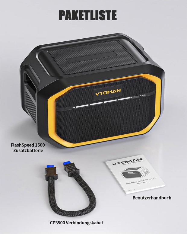 Kracht Centrale - Draagbare Krachtcentrale - SOS Accu - Led Verlichting - Omvormer - Zwart - Fast Charge - 1548Wh