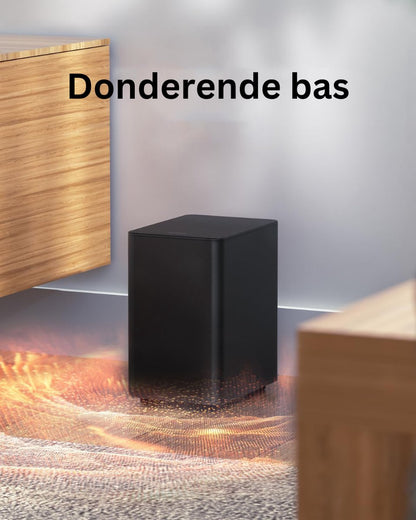 Surround set Home Cinema - Speakers - Thuisbioscoop Set - Draadloos - Bluetooth - 320W - 5.1 Soundbar - Virtueel Surround Sound-systeem - met Subwoofer en Achterluidsprekers - Zwart