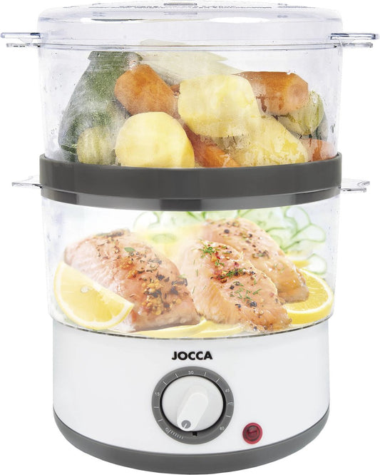 Stoommandje - Stoompannen - Elektrisch - Gezonde stoommaaltijd maken - Multifunctioneel gezond koken