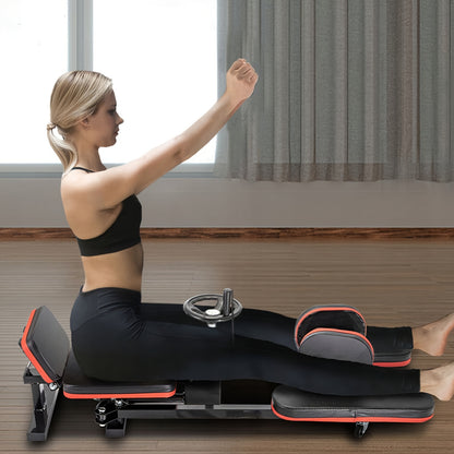 Dijstrecher – Beenstretcher – Rekoefening Apparaat – Fitness Trainingsapparaat – Spierversterker – Verstelbaar Tot 180 Graden – Versterkt Stalen Frame