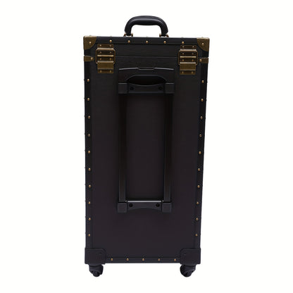 Make-up Trolley – Make-up Koffer – Beautycase – Visagie Koffer – Cosmetica Koffer – 3 Lades – Afsluitbaar Met Wielen – Zwart