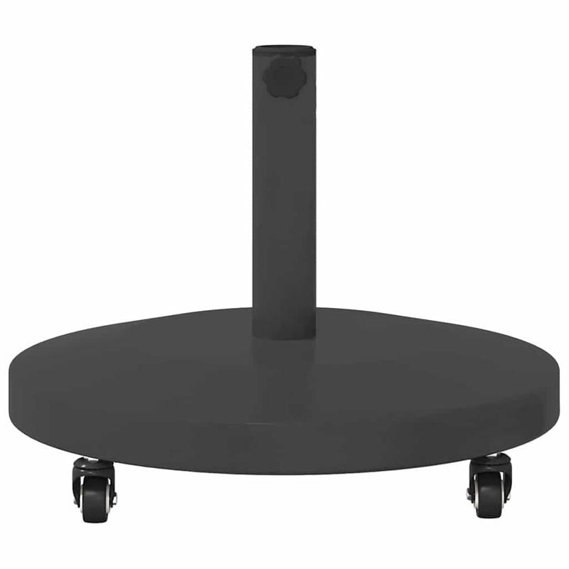 Parasolvoet – Parasolhouder – Parasolstandaard – Kruisvoet – Buitenvoet – Stevige Betonvoet – Poedercoating – Extra Breed 48x48 cm – Donkergrijs