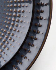 Dinnerware set Blue - Ceramic - 4 large plates - 4 small plates - 4 bowls - 4 cups - 16 pieces - Relief - Blue