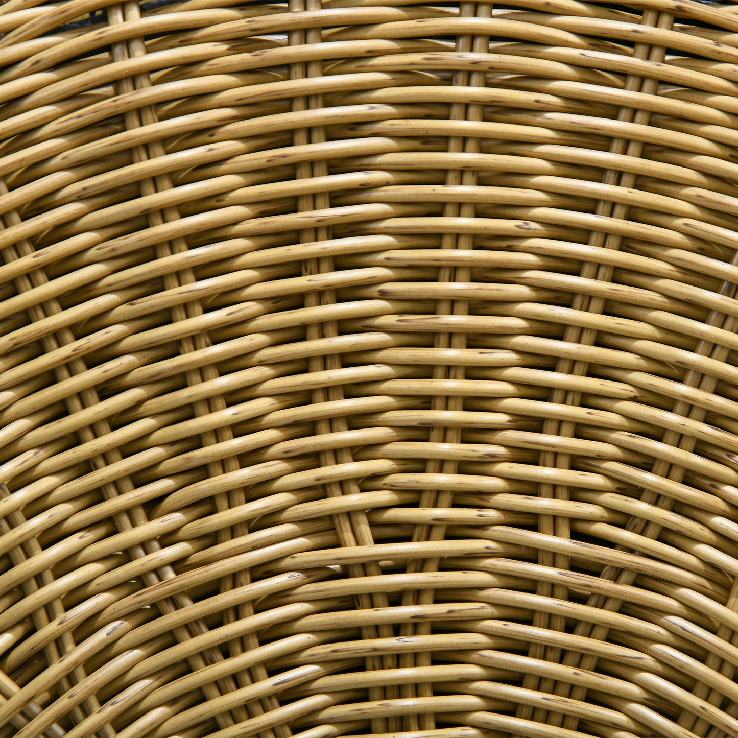 Bijzettafel – Bijzettafeltje – Salontafel – Nachtkastje – Banktafel – Set van 2 – Donkerbruin Rotan Effect – Nesting Design met Stalen Frame
