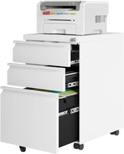 Ladekast - Archiefkast - Kantoorkast - Archiefkast - Kantoorbenodigdheden - 39 cm x 46 cm x 62 cm - Wit