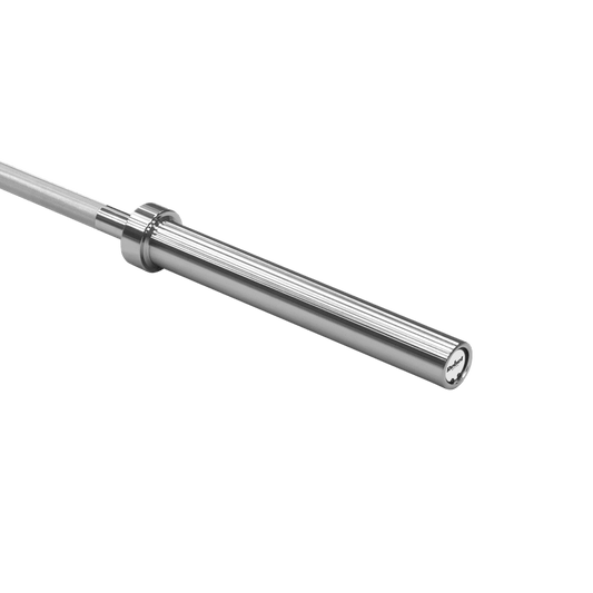 Olympische Halterstang – Olympische Barbell – Gewichthefstang – Krachtstang – Barbell Stang – 220 cm Lengte – 20 kg Gewicht – Chroomgeplateerd Staal – Draaggewicht 310 kg