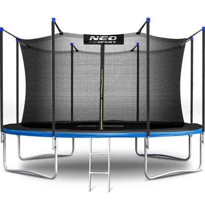 Tuintrampoline – Kindertrampoline – Springmat – Veiligheidsnet – Ladder – Ø 374 cm – Maximale Belastbaarheid 150 kg