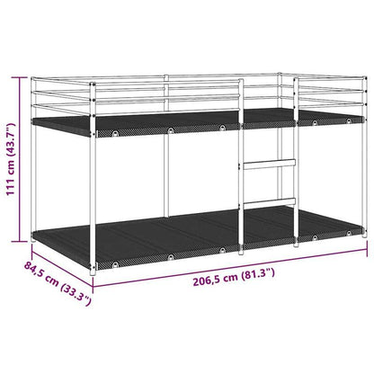 Stapelbed – Hoogslaper – Kinderbed – Slaapbed – Bunkbed – Massief Grenen Hout – Afmeting 75x190 cm
