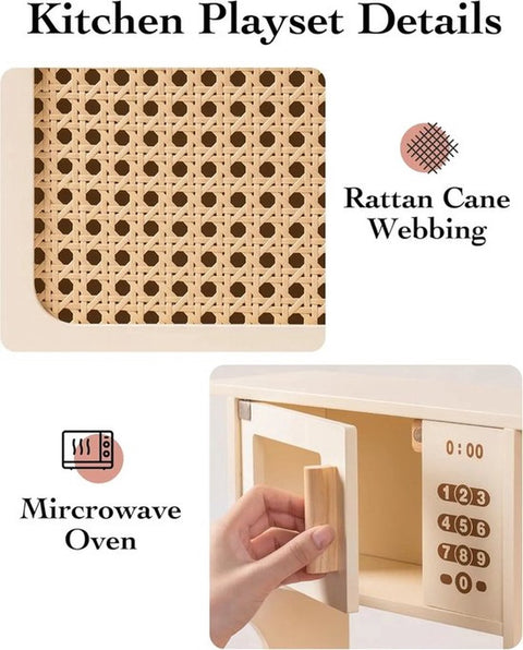 Kinder Keuken - Mokka - Kinderkeuken - Kinderkeuken Speelgoed - Kinder Keukentje - Peuters