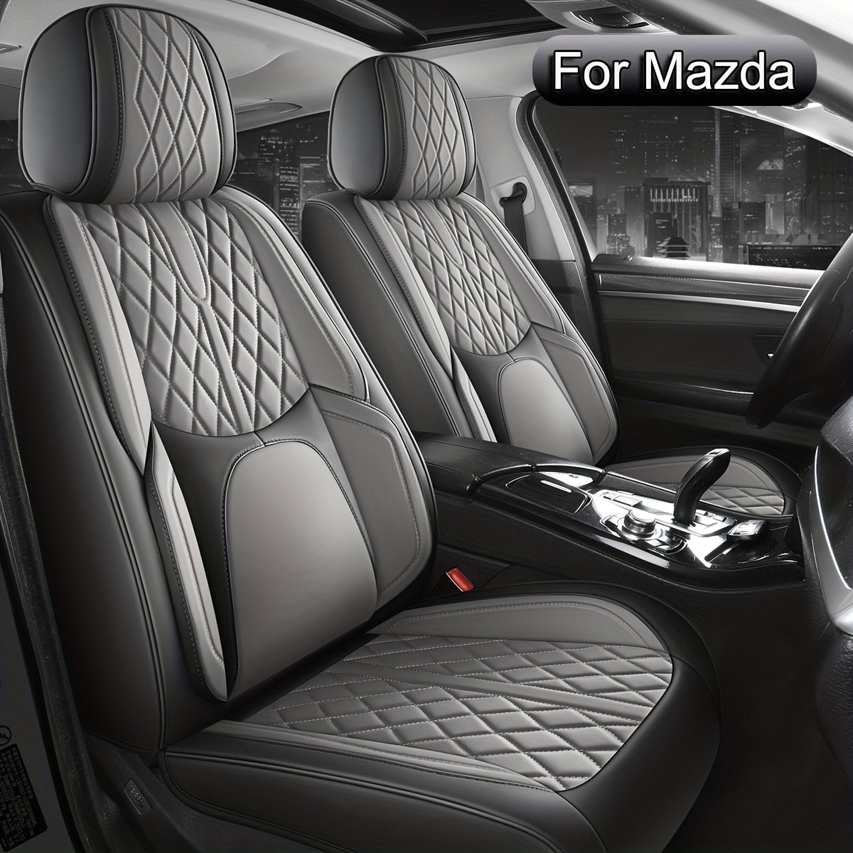 Stoelhoezen Auto – Autostoelhoes – Stoelbekleding Auto – Autostoel Bescherming – Universele Stoelhoezen 5 Zitplaatsen – Waterafstotend Nappa Leder – Comfortabele Sponge Vulling