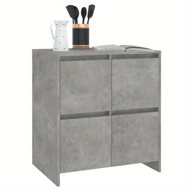 Sideboard 70x41x75cm edited wood concrete gray Practical and removable