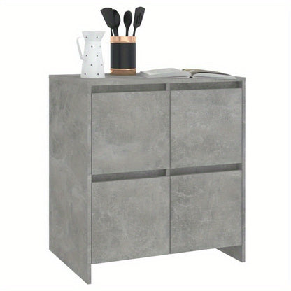 Sideboard 70x41x75cm edited wood concrete gray Practical and removable