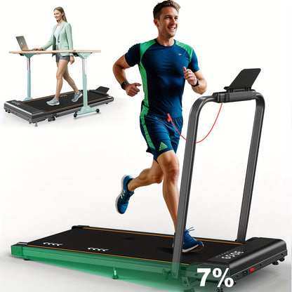 Loopband – Wandelband – Hardloopband – Walking Pad – Treadmill – Inklapbaar – 7% Helling – Stille 2,25 PK Motor