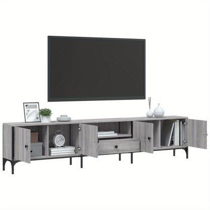 TV-kast – Tv-meubel – TV-dressoir – Mediameubel – Tv-standaard – Grijs Sonoma – Ruime Lade – Hoogwaardig Gefabriceerd Hout