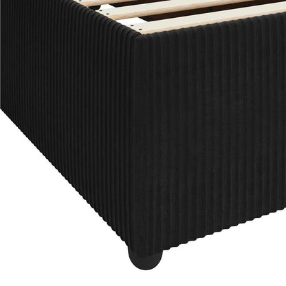 Bedframe – Bed – Bedframe Met Matras – Eenpersoonsbed – Platformbed – Zwart – Twinsize 80x200 cm – Met Matras Inclusief – Metalen Stijlvol Frame