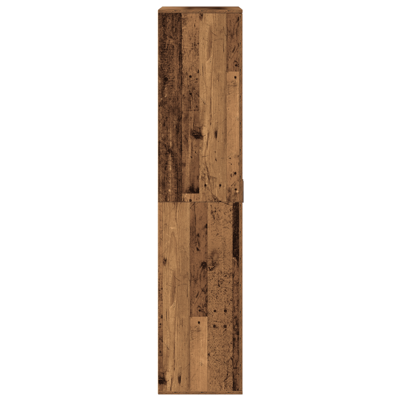 Highboard – Dressoir – Opbergkast – Ladekast – Sideboard – Altholz Spanplatten – Compact 80x39x178 cm – Duurzaam & Stevig