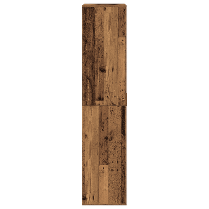 Highboard – Dressoir – Opbergkast – Ladekast – Sideboard – Altholz Spanplatten – Compact 80x39x178 cm – Duurzaam & Stevig