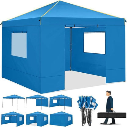 Zonneluifel – Schaduwdoek – Luifel – Zonnescherm – 3x3 Meter – Lichtgewicht – Pop-Up Systeem