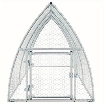 Kippenren – Kippenhok – Kippenkooi – Kipren – Kippenverblijf – Verzinkt Staal – 300x105x120 cm – Weerbestendig & Robuust