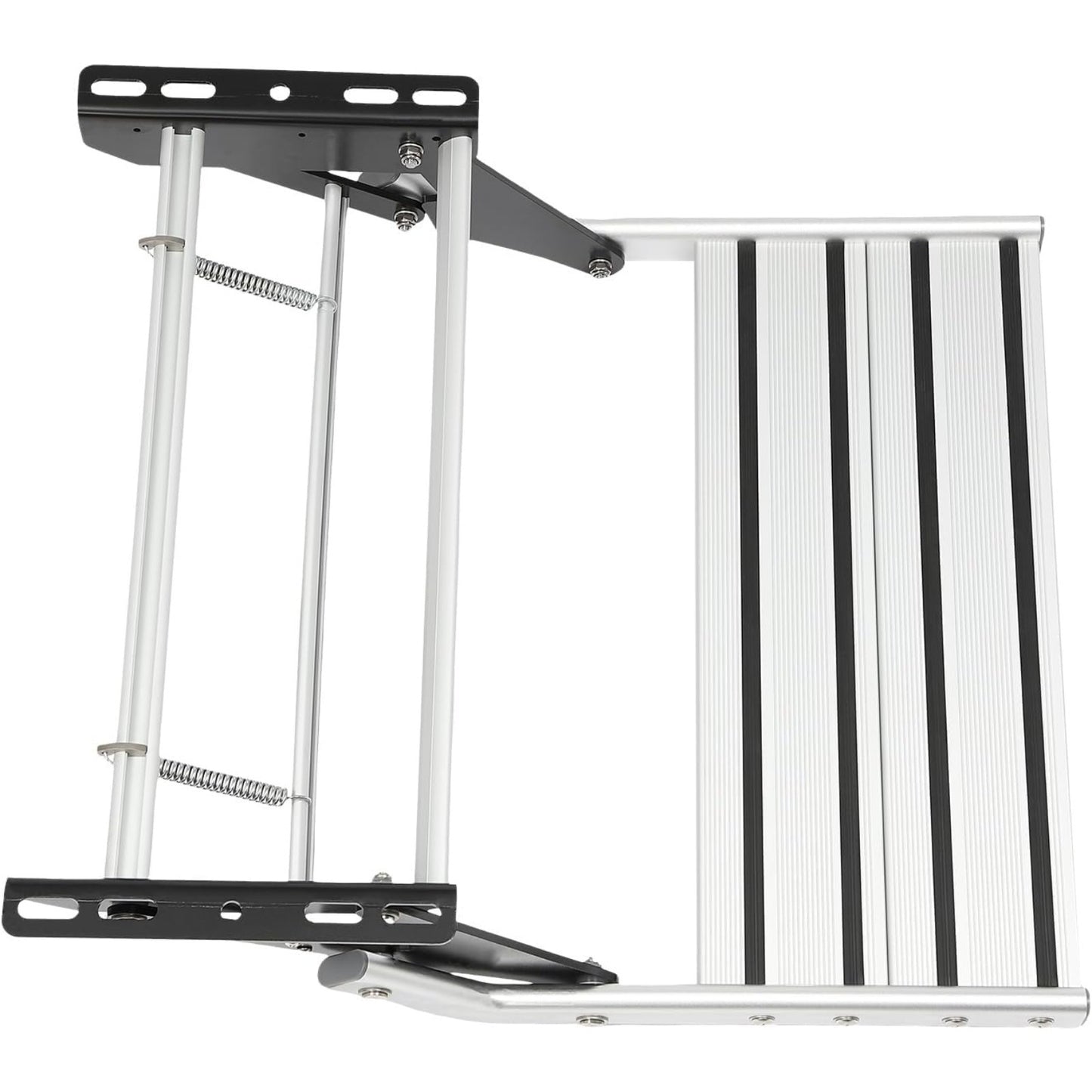 Campertrap – Caravantrap – Opstapje – Instaptrap – Instapje – Aluminium – Inklapbaar – 1 Trede – Draagvermogen 150 kg
