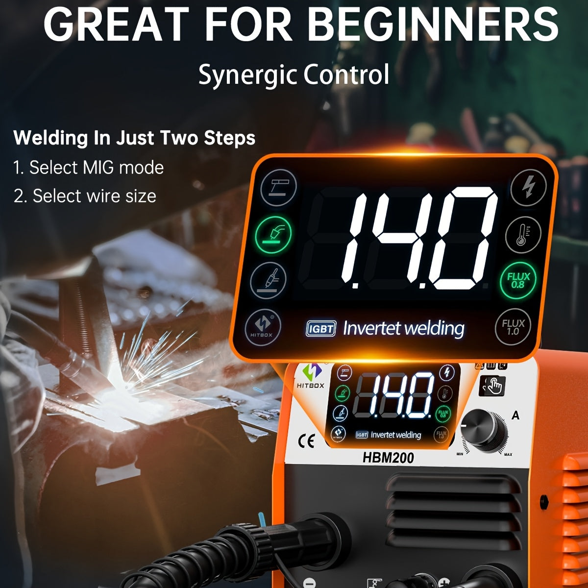 Lasapparaat – Mig Lasmachine – Tig Lasapparaat – Elektrode Lasmachine – Inverter Lasapparaat – 3-in-1 Gasloos – Synergische LCD Bediening
