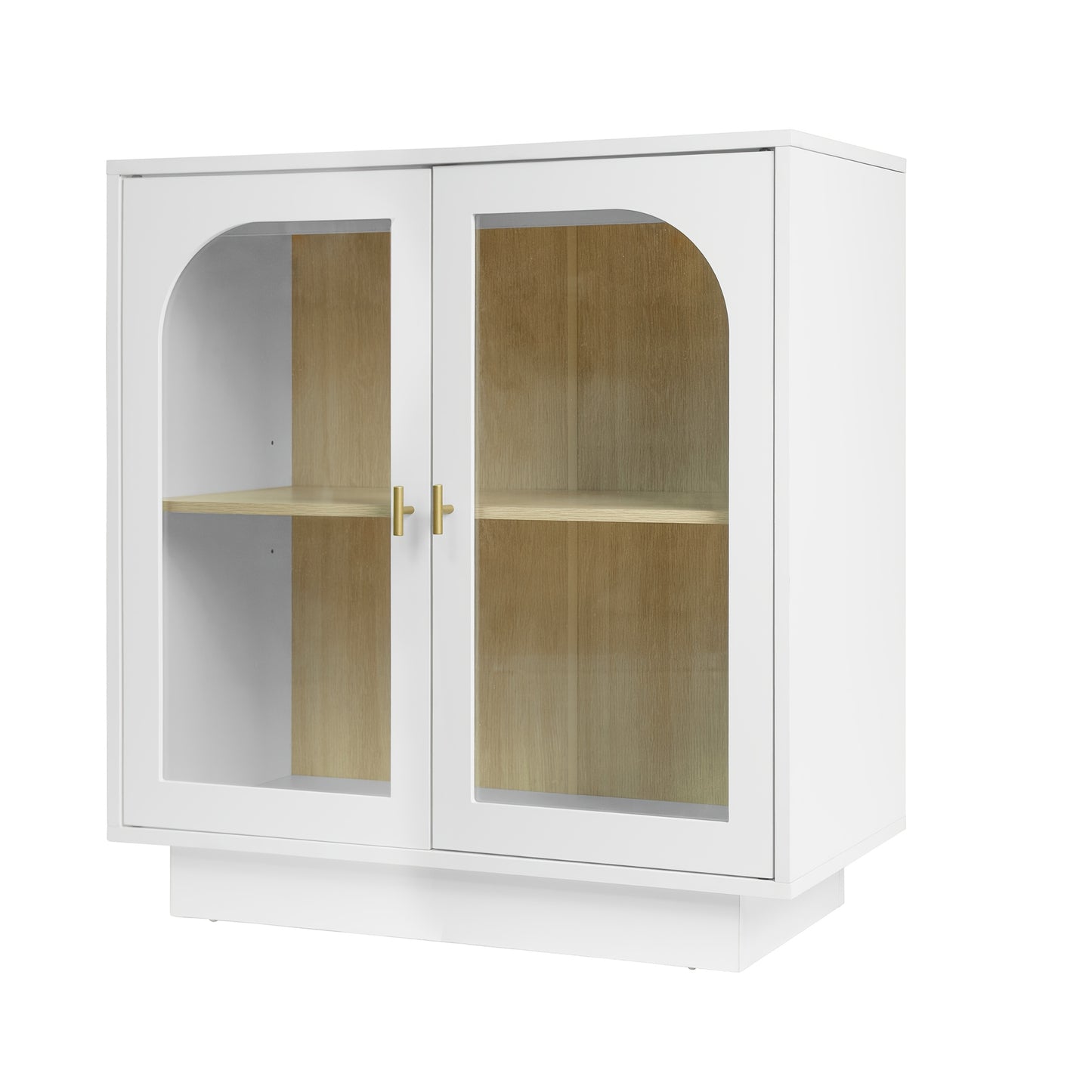Kast – Kledingkast – Opbergkast – Garderobekast – Kledingkast Wit Twee-Deurs – 80 cm Breed – Duurzaam Hout – Vrijstaand Classic Design