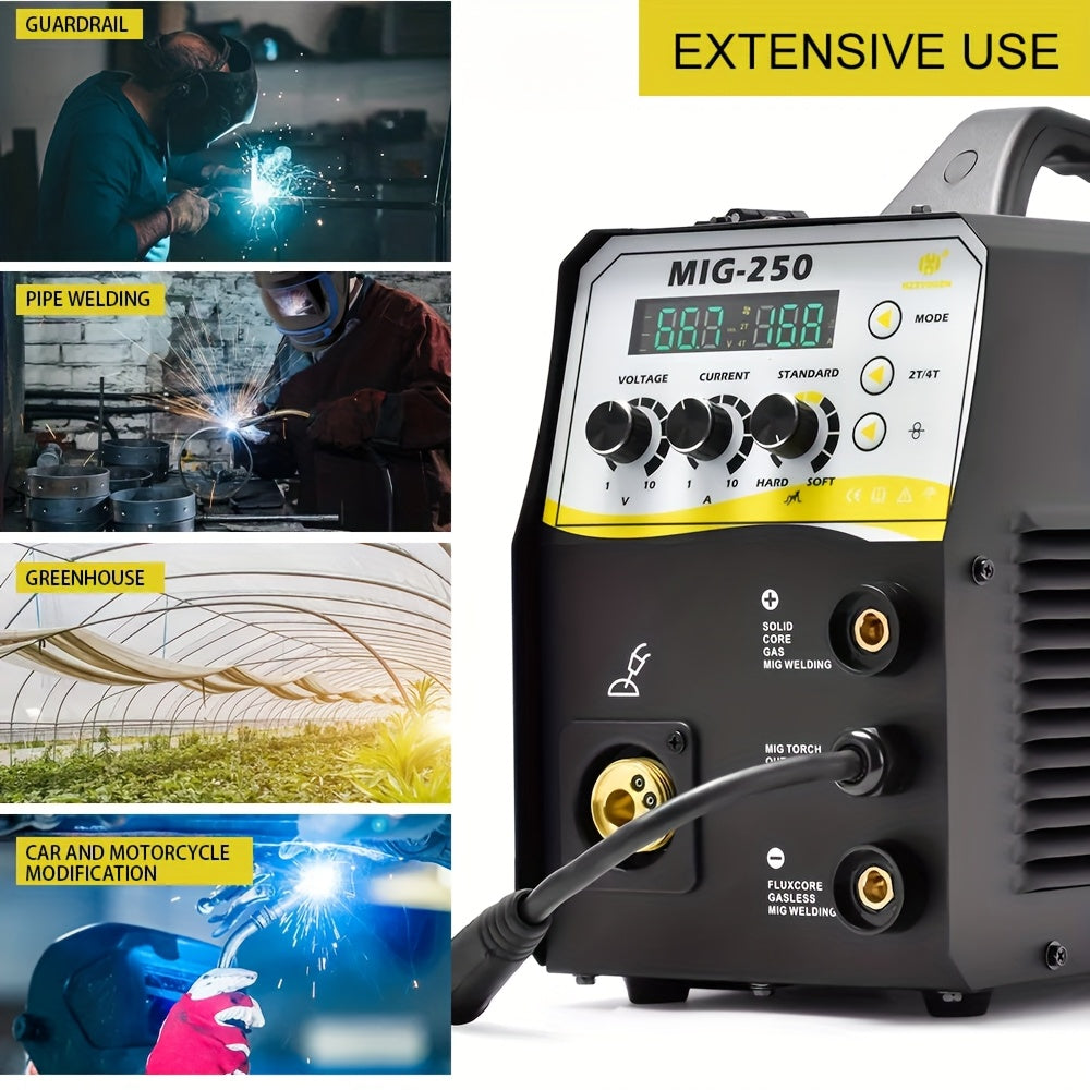 MIG Lasmachine – Lasapparaat – MIG Lasser – TIG Lasser – MMA Lasser – 5-in-1 Multifunctioneel – IGBT Inverter Met LED Display