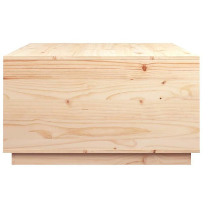 Coffee Table 80X80X45 Cm Solid Pinewood Removable, Suitable for Indoor Use And Suitable for All Seasons