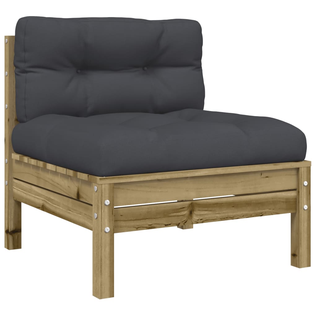 Loungeset – Loungesets – Tuinset – Tuinmeubelset – Zitgroep – Impregneerd Dennenhout – Modulair & Weerbestendig