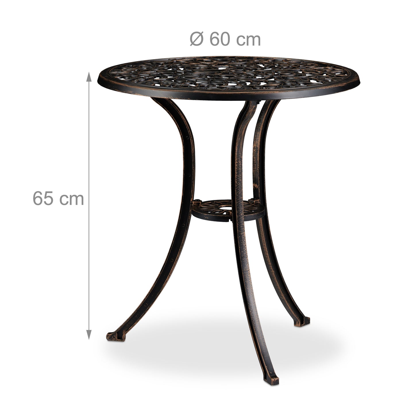 Bistroset – Balkonset – Tuinset – Bistrotafel – Tuinstoelen – Antiek Design – Weerbestendig Aluminium – Compact & Duurzaam