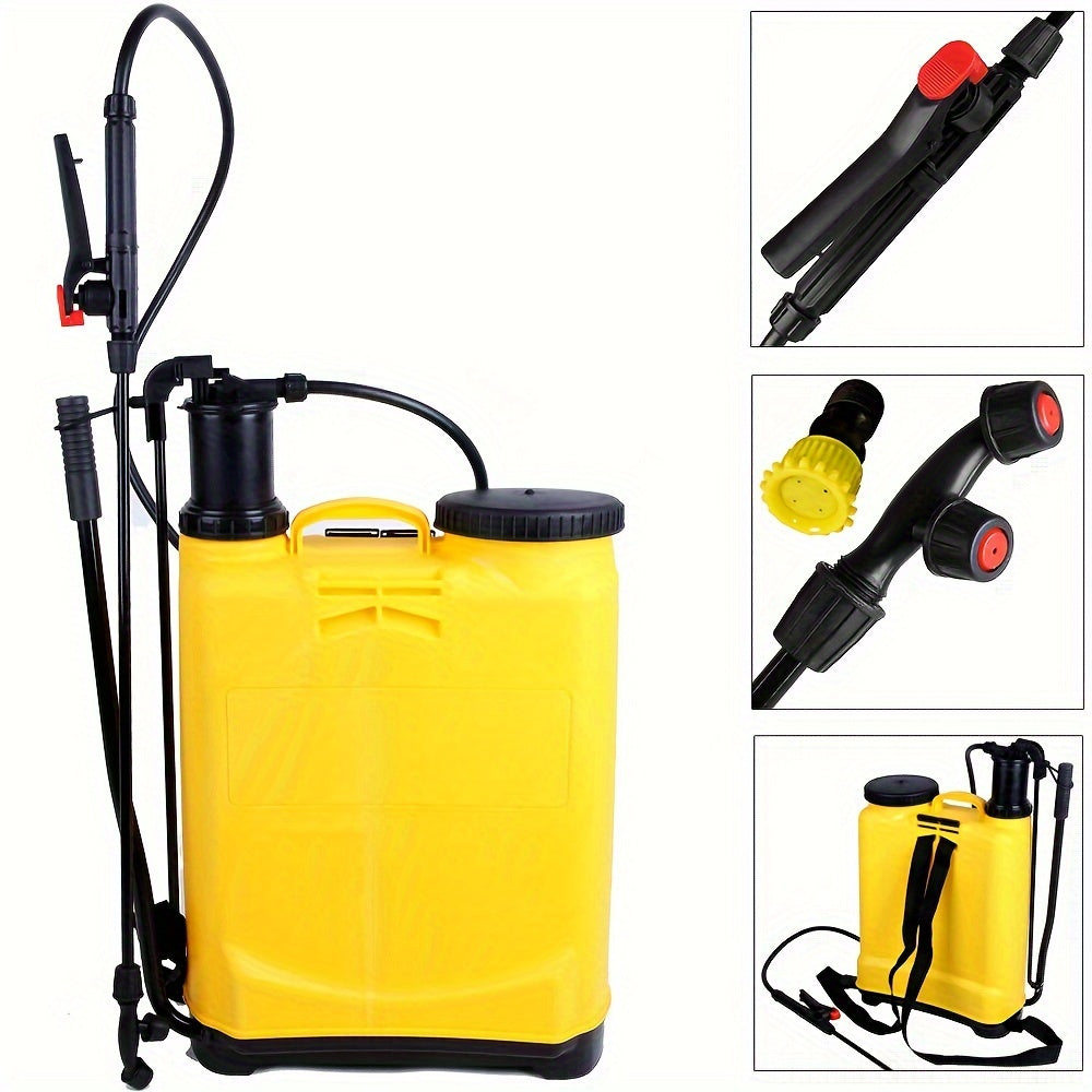 Rugzakspuit 16L – Tuinspuit – Landbouwspuit – Onkruidspuit – Pestspuit – Verstelbare Nozzle – Duurzaam Kunststof – Handspuit Voor Tuin En Gazon