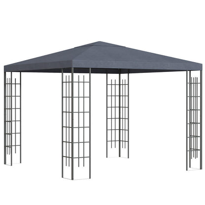 Garden gazebo 2.95 x 2.95m gazebo garden tent marquee party tent steel polyester grey, Garden Pavilion, Outdoor Shelter, Modern Gazebo, Openair Design, Event Canopy, Party Shelter, Garden Lovers, Party Hosts