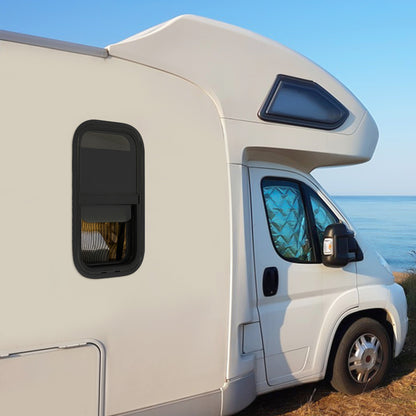 Motorhome RV Camper Van Window - Heavy-Duty Alloy Replacement Window with Frame, Direct Fit Vertical Sliding Door for Trailers, Caravans, Motorhomes (300mm x 550mm) - Easy Installation, Durable & Rust-Resistant