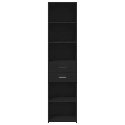 Modern Tall Cabinet 45x42.5x185cm - Treated with Shelving, Assembly Suitable for Hallway,, Bedroom,, Office - Space-Saving Vertical