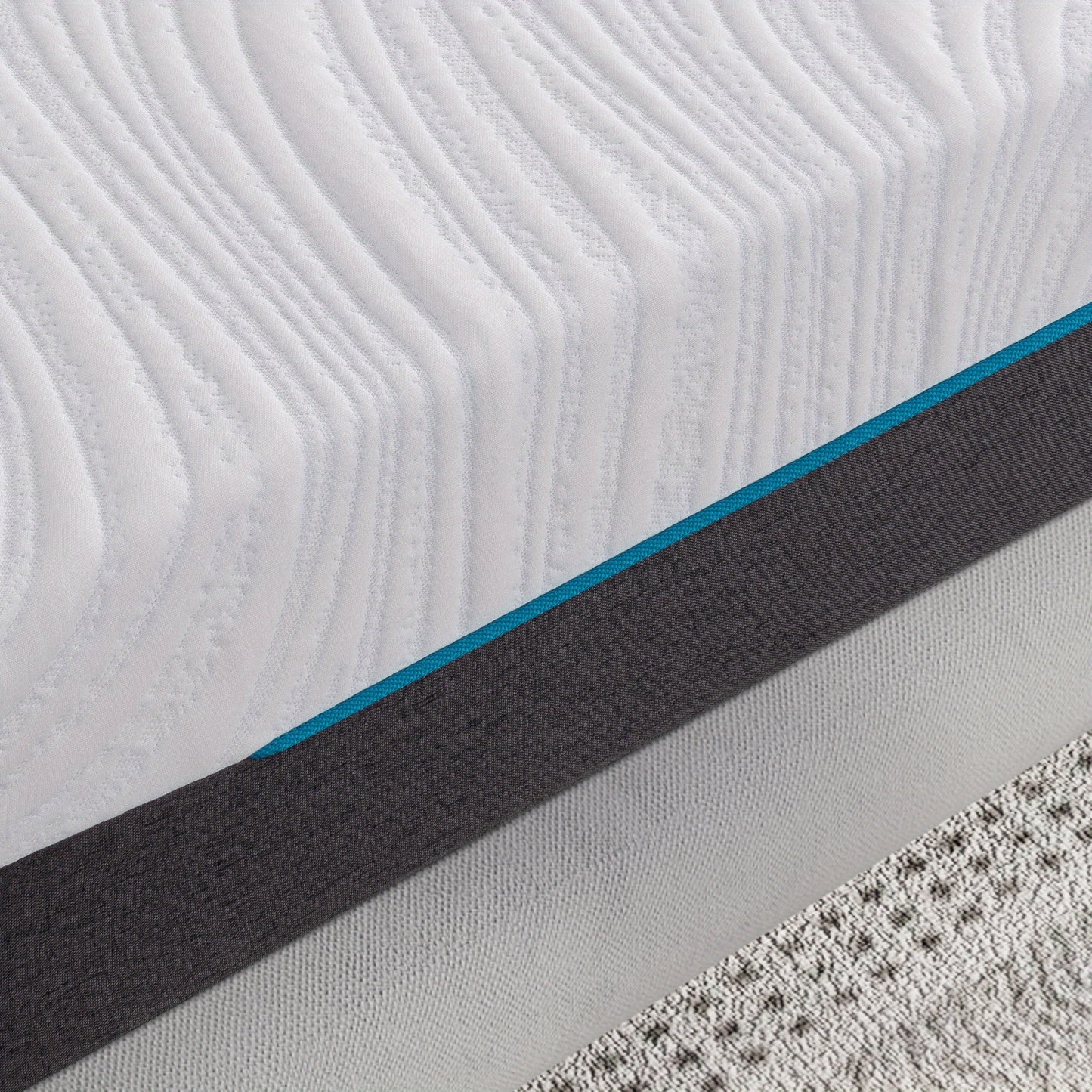 18/20cm 160x200cm Memory Foam Mattress | Soft Comfortable Fabric Medium Softness for Optimal Body Support & Comfortable Sleep, Polyester Cover, Hybrid Construction, Euro Top, Pocketed Coil, Twirest Brand