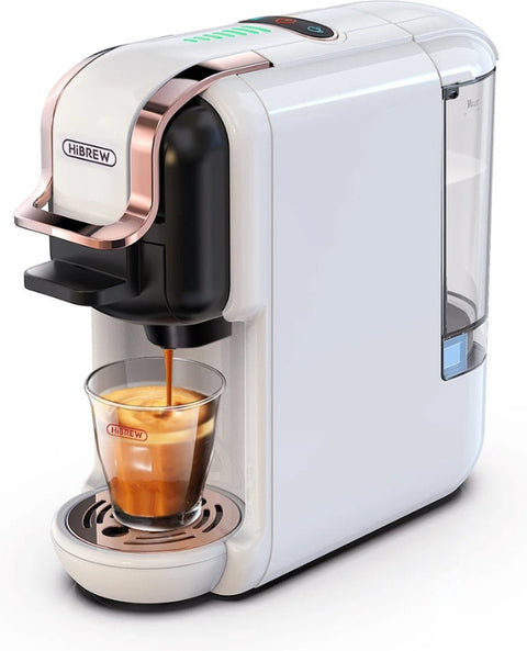 Coffee Machine - Nespresso Coffee Machine - Espresso - Maker - Iced Coffee - 5 in 1 - White