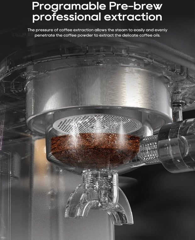 Espressomachine - Semi automatisch - Espresso machine - Mooi Italiaans design - Gebruiksvriendelijk